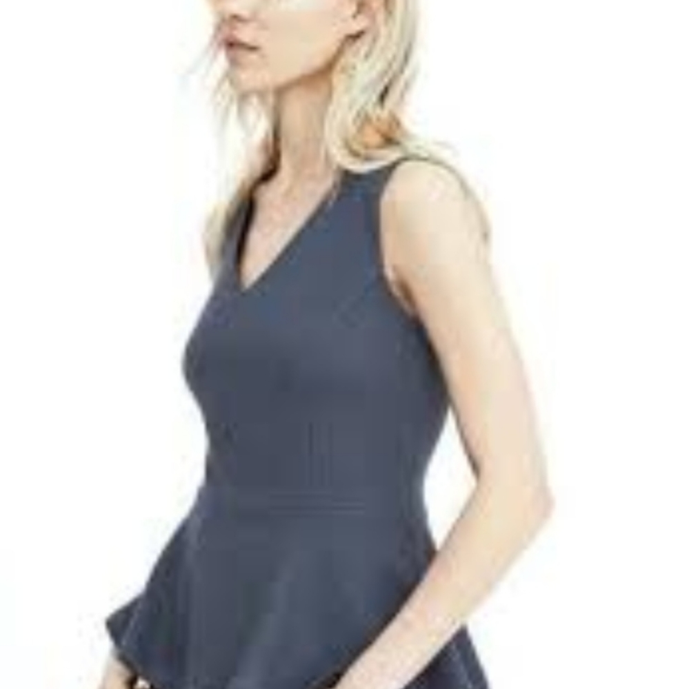 Banana Republic Wool Peplum Vest